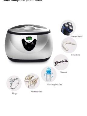 UKOKE Ultrasonic Jewelry Cleaner in Silver